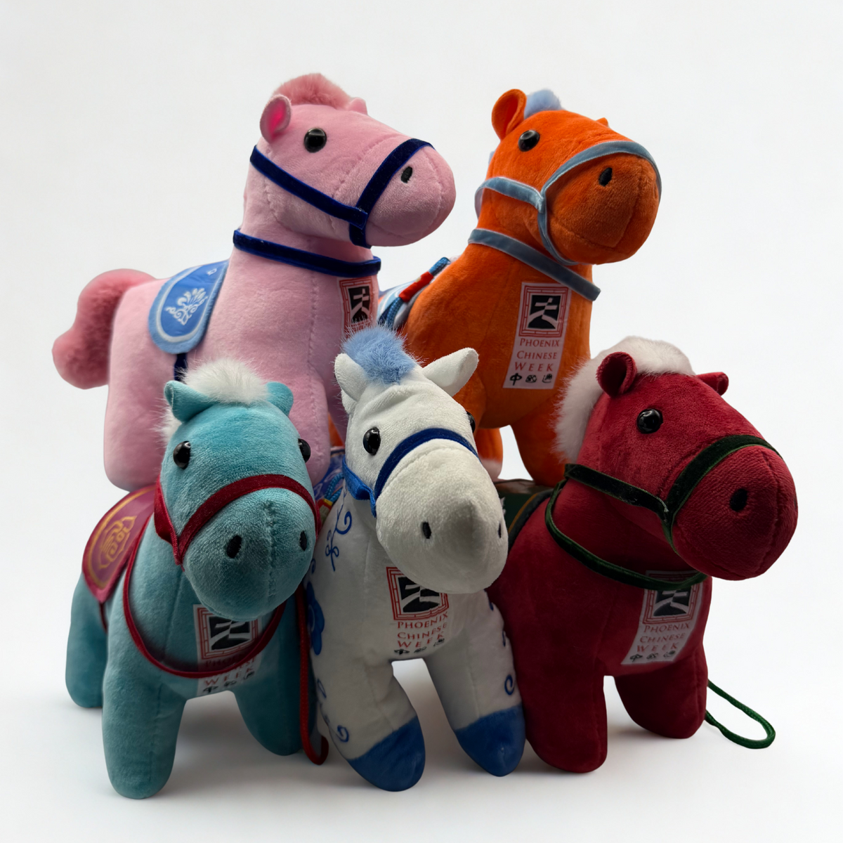 Colorful Mini Horse Plushies