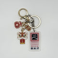 Lion Head Flat Keychains